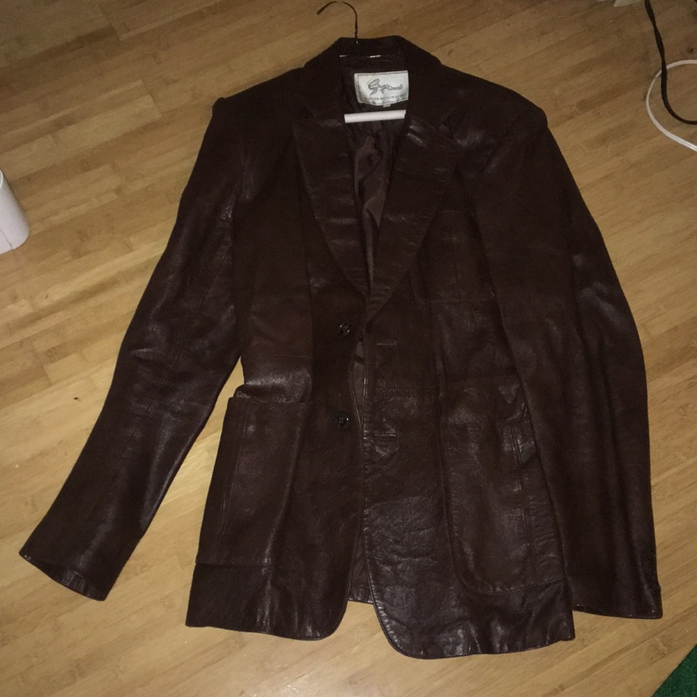 COPY - Leather Blazer style jacket